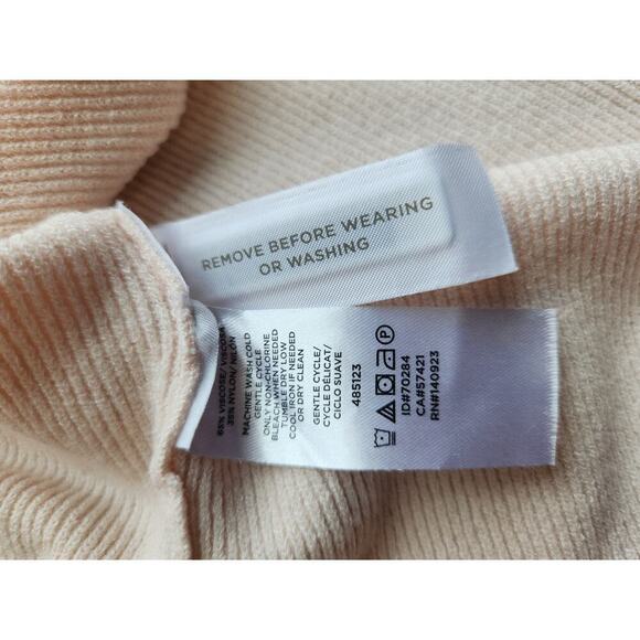 NWOT Loft Knit Sweater Tank Vest Sleeveless Blush Pink XS - Picture 4 of 4